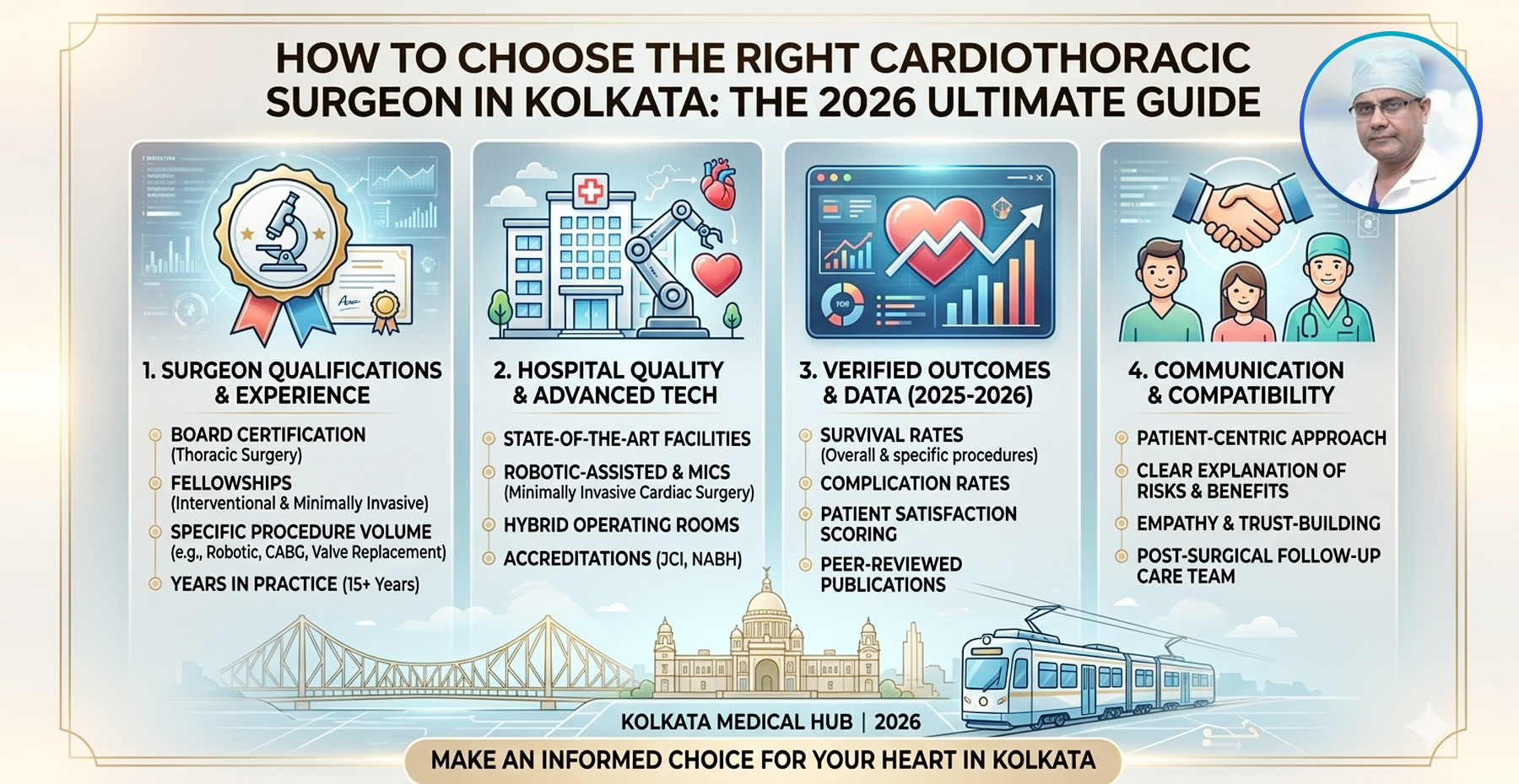 “How to Choose the Right Cardiothoracic Surgeon in Kolkata: The 2026 Ultimate Guide” by Dr. Arup Kumar Ghosh, Renowned Cardiac Surgeon in Narayana Hospital, Kolkata