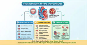 An essential guide to “Mitral Valve Disease: Causes, Symptoms & Treatment Options”  from Dr. Arup Kumar Ghosh, Renowned Cardiac Surgeon in Narayana Hospital, Kolkata