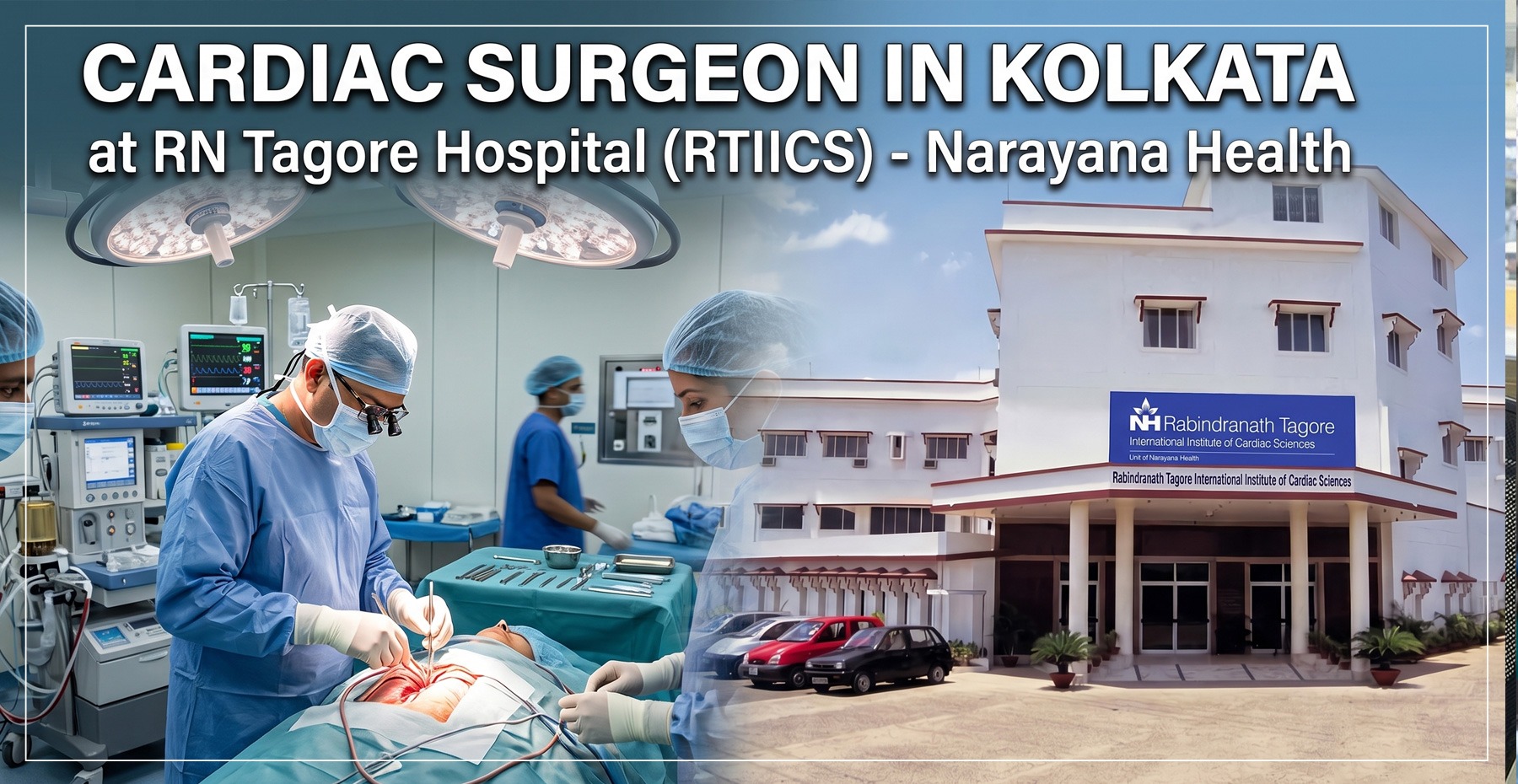 Best Cardiac Surgeon in RN Tagore Hospital (RTIICS Narayana Health) in Kolkata